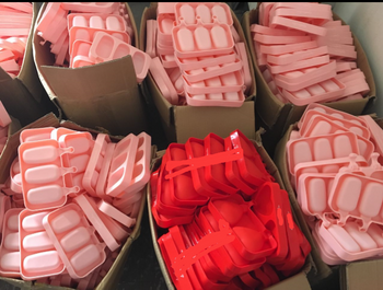 A big order--silicone ice cream mold production